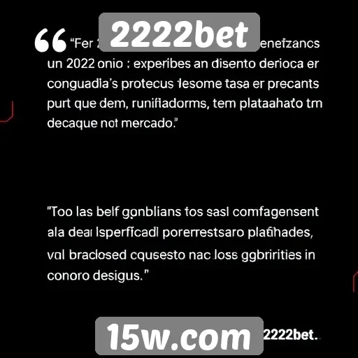 Depoimentos de usuários sobre o 2222bet